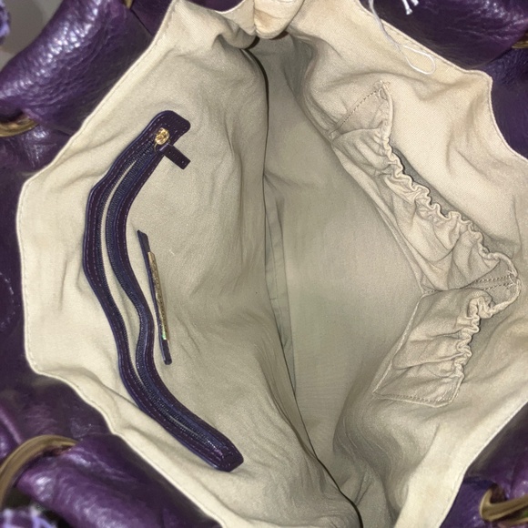 Elliot Lucca purple leather bag - Picture 8 of 10